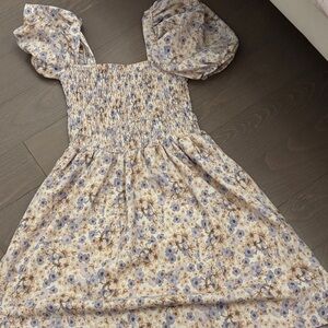 Floral Puff Sleeve Dress